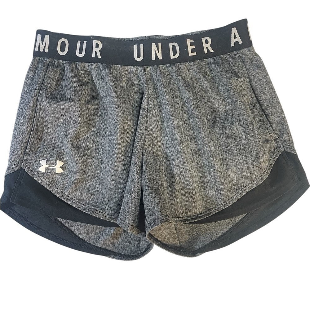 Under Armour Heat Gear, Black Gray, loose fit size XS
